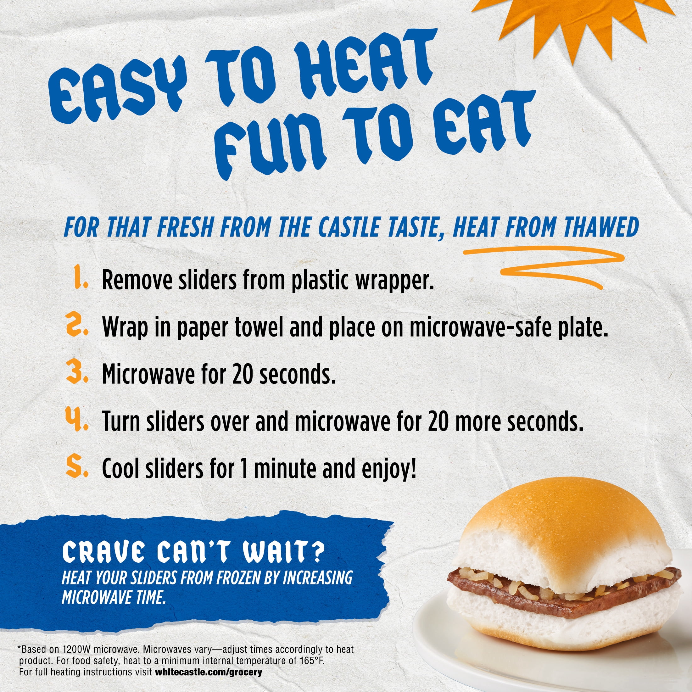 White Castle Original Sliders, 16Ct (8-2Pks)