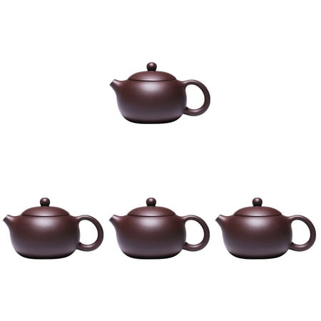 

HOMEMAXS 4pcs Home Delicate Tea Kettle Elegant Teapot Wear-resistant Xishi Teapot Tea Accessory