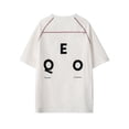 thumbnail image 4 of Men's Casual Summer Tees, Letter Print Round Neck Short Sleeve T-Shirt, S-6XL, 4 of 4