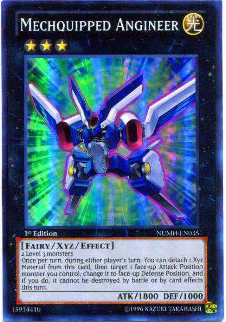 YuGiOh Number Hunters Super Rare Mechquipped Angineer NUMH-EN035
