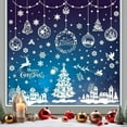 thumbnail image 6 of Christmas Window Clings,155pcs Christmas Snowflake Stickers for Glass, 2024 Most Popular Holiday Snowflake Decals for Christmas Party New Year Supplies, 6 of 6