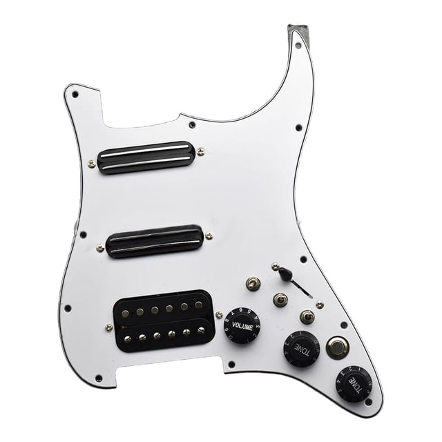 Placa trasera precableada CUTICAT para guitarra eléctrica con división de bobina SSH