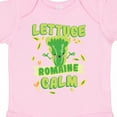 thumbnail image 4 of Inktastic Lettuce Romaine Calm Boys or Girls Baby Bodysuit, 4 of 5