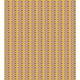 thumbnail image 3 of Ambesonne Abstract Duvet Cover Set, Quirky Modern Chained Form, King, Mustard Purple and Tan, 3 of 3
