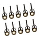 thumbnail image 4 of 10 piezas de guías de varillas resistentes anillos de punta Kit de reparación de poste de ojos de cerámica , 1.6mm DYNWAVEMX Guías de caña de pescar, 4 of 7