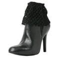 thumbnail image 2 of MeMoi Women's Boudicca Lace Boot Toppers - Womens - Female (One Size, Cobblestone), 2 of 2