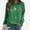 Green, variant on jjayotai Pullover Sweatshirts for Women, Dragonfly Print Long Sleeve Crew Neck Sweatshirt Casual Loose Cute Graphic Shirts Tops