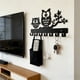 thumbnail image 5 of Perchero metálico de pared para sombreros, abrigos y mochilas | Organizador de 5 ganchos para salón, recibidor y oficina | Perchero decorativo de pared negro inoxidable, 5 of 6