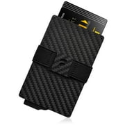 FIDELO Minimalist Wallet For Men - Slim Credit Card Holder Rfid Mens Wallets