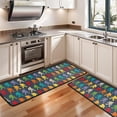 thumbnail image 3 of Kitchen Rugs Sets Of 2,Red Bigfoot Pattern Anti Fatigue Kitchen Mat Rugs Non Slip Washable,Decorative Kitchen Floor Mats for Kitchen,Sink,Laundry,17"x47"+17"x47", 3 of 5