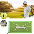 thumbnail image 1 of Golf Swing Training Mat exercise hitting aid mat showing swing pad golf impact mat, 1 of 4