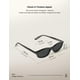 thumbnail image 5 of Gafas de sol TIJN vintage estilo cat-eye polarizadas UV400 para mujer, 5 of 7