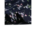 thumbnail image 5 of INSPIRE CHIC Robes à Volants pour Femmes Robe Babydoll à Col Noué, 5 of 5