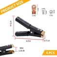 thumbnail image 5 of Anxingo 1000A Battery Jumper Cable Clamps, Heavy Duty Alligator Clips with Pure Copper Jaws-4Pcs, 5 of 7