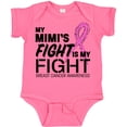 thumbnail image 3 of Inktastic My Mimi's Fight is My Fight Breast Cancer Awareness Boys or Girls Baby Bodysuit, 3 of 5