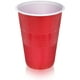 thumbnail image 1 of Vasos de fiesta rojos, vasos desechables, capacidad de 16 onzas, plástico, rojo, paquete de 50 JAMW Sencillez, 1 of 3