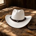 thumbnail image 4 of Kid plush Felt Cowboy Hat Parade Block Hiking Traditional,One Size, 4 of 4
