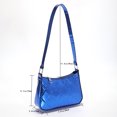 thumbnail image 1 of Bolso vagabundo para mujer, bolso para la axila con forma de rombo simple y suave para viajes de ocio azul Sywqhk Para Estrenar, 1 of 2