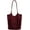 Purple-red, variant on Suede Tote Bag Velvet Soft Vintage Bag Women Shoulder Bag Work Commute Stylish Handbag Casual Handbag