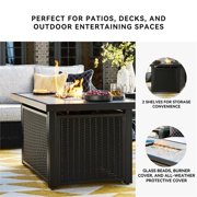 Signature Design by Ashley Beachcroft Black & Gray Outdoor Fire Pit Table