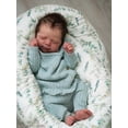 thumbnail image 3 of Reborn Baby Dolls - 18" Realistic Boy Real Life Baby Dolls with Cloth Body, Sleeping Newborn Lifelike Baby with Accessories for 3+ Years Old Kids, 3 of 8