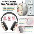 thumbnail image 2 of Protective Cover for AirPods Max Rose Flowers=9 Headphones Aesthetic Print Snap On Cases, 2 of 5
