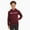 Wine, variant on Boys 8-20 Champion® Signature Fleece Logo Pullover Hoodie Color: Wine Size: X LARGE