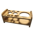 thumbnail image 3 of DOLITY Shaker Wooden Rack Barware Stand Portable Bottle Rack with 13 Holes, 3 of 9