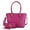 Fuchsia, variant on Vanessa Women's Tote Bag with Wristlet Wallet, Solid Vegan Leather Handbag Purse Set by Mia K