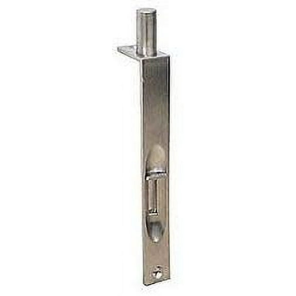 Ives 262B 6" Cast Brass Manual Flush Bolt - Chrome