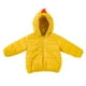 thumbnail image 1 of Gibobby Grandes NiñosBebé Niñas Niños abajo chaqueta niños cálido con capucha invierno animados abrigo(Amarillo, 12-18 Meses), 1 of 5