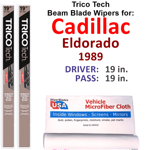 1989 Cadillac Eldorado Beam Blade Wipers (Set of 2)