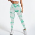 thumbnail image 4 of TTUHYWXI Anti Cellulite Leggings for Women High Waisted Butt Scrunch Legging Gym Yoga Pants with Tummy Control Workout Womens Leggings (Mint Green,M), 4 of 7