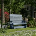thumbnail image 2 of Wildridge Signature Double Glider, Patriot Blue - Outdoor Weather Resistant Recycled Plastic Furniture for Patio, 2 of 4
