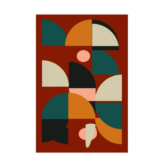 Trademark Fine Art Vision Studio Arches on Rust II Canvas Wall Art