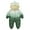 Green, variant on Snowsuit Baby Winter Snowsuit Coat Romper Outwear Hooded Footie Toddler Size 18 24 Months (Green,18-24 Months)