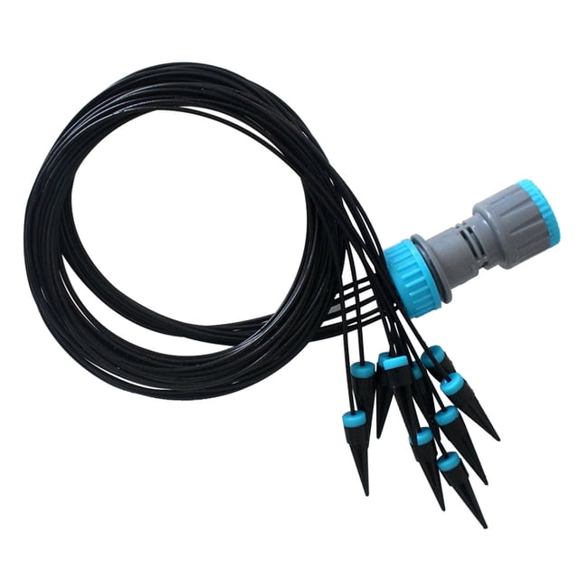 Spray de riego automático 10 cabezas 1,6 metros de largo sistema de riego de tubería de riego por go Tomshoo Spray de riego