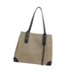 thumbnail image 2 of Bolso de mano sencillo con compartimentos, bolso de hombro para exteriores, viajes y oficina. Caqui, 2 of 8