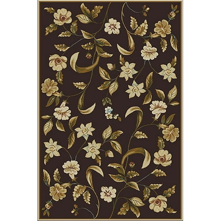 Canyon Mary's Garden Rug, Brown, Large