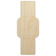 thumbnail image 1 of Wrist Watch Wood Shape Unfinished Piece Cutout Craft DIY Projects - 4.70 Inch Size - 1/4 Inch Thick, 1 of 7