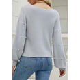 thumbnail image 4 of Fuzzy Dot Detail Sweater Gray Large, 4 of 4