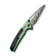 thumbnail image 2 of Civivi Sentinel Strike Button Lock C22025BDS1 Green/Black Damascus Pocket Knife  Cuchillo, 2 of 4