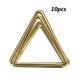 thumbnail image 1 of 10 soportes geométricos para tarjetas de presentación de negocios (dorado) Wdftyju Para estrenar, 1 of 9