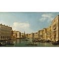 thumbnail image 2 of Canaletto 24x16 Gold Ornate Framed and Double Matted Museum Art Print Titled - Venice, the Grand Canal from the Palazzo Foscari to the Carita (C. 1740 - 1750), 2 of 4