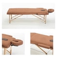 thumbnail image 4 of kusrkot 4PCS Premium Soft Massage Table Bed Pad Face Cradle Pillow Cover Coffee, 4 of 7