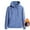 Blue, variant on Hoodie Mens Shirts Hooded Drawstring Adjustable Shirt Winter Solid Color Thickened Fleece Double-sided Rocking Hooded Padded Sweater Jacket Everyday,Streetwear,Outdoor Sports Clothing Shirts For Men