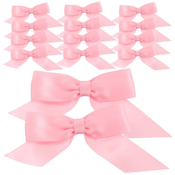 CTIRCHIU 20-Pack Satin Ribbon Bows for Hair Accessories with Self-Adhesive Backing, Perfect for Hair Clips and Crafts