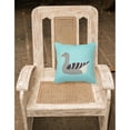 thumbnail image 2 of Blue Check Themed Fabric Decorative Pillow, 2 of 2