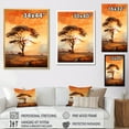thumbnail image 4 of Designart "Core Of African Flora II" Tree African Floater Framed Canvas Prints, 4 of 5