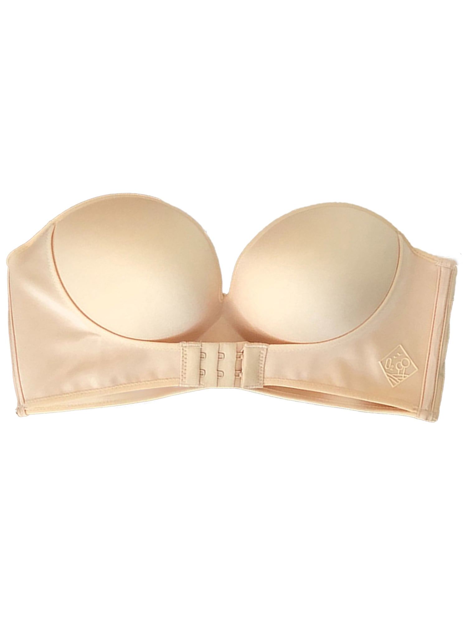 Wing Shape Front Buckle Bra Self-Adhesive Invisible Strapless Padded Breast Lift Strapless Front Buckle Lift Bra